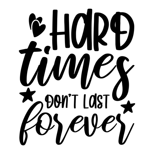 Hard Times Do Not Last Forever Poster Canvas Movie Film Print A0 A1 A2 A3 A4 A5