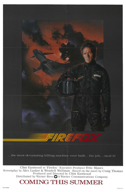 Firefox (1982)_1 Movie Film Poster Canvas iconic design