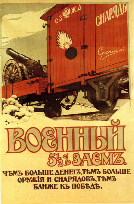 pre-revolutionary Russian CCCP USSR poster (39) Poster Canvas Movie Film Print A