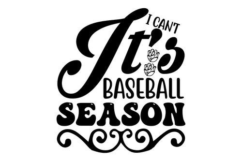 i can't it's baseball season Poster Canvas Movie Film Print A0 A1 A2 A3 A4 A5 A6