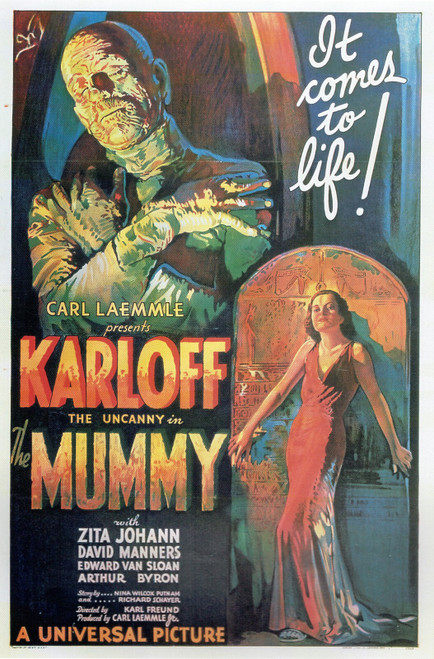 The Mummy-1932 Poster Canvas Movie Film Print A0 A1 A2 A3 A4 A5 A6 Art Wall Deco
