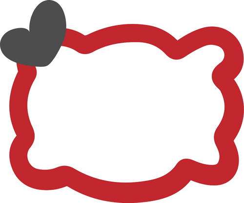 VALENTINES MONOGRAM FRAME Poster Canvas Movie Film Print A0 A1 A2 A3 A4 A5 A6 A