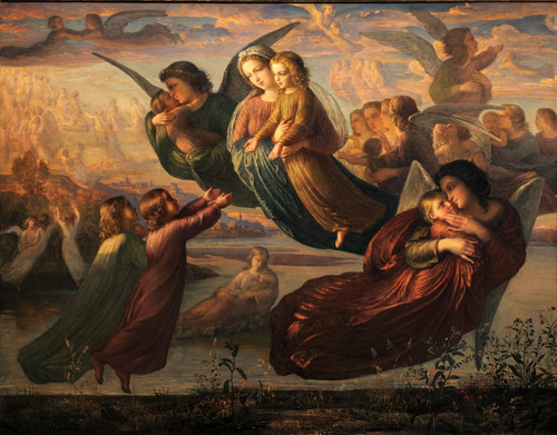 Louis Janmot - Poem of the Soul 05 - Memories of the Sky Art Gallery Poster Canv