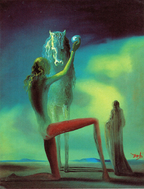Salvador Dali - The Knight of Death 1934 Poster Canvas Movie Film Print A0 A1 A2