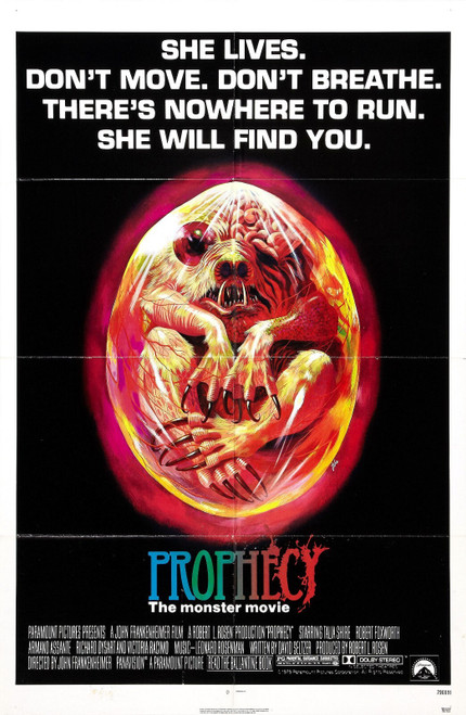 Prophecy 1979 01 Poster Canvas Movie Film Print A0 A1 A2 A3 A4 A5 A6 Art Wall De