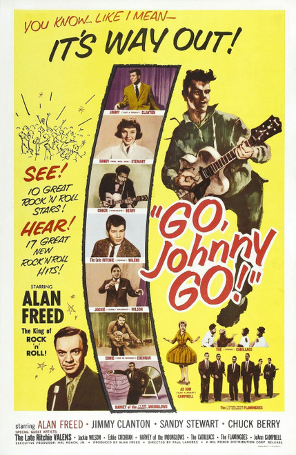 Go, Johnny, Go! (1959)_0 Movie Film Poster Canvas iconic design
