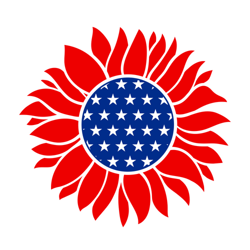 Patriotic-Sunflower Poster Canvas Movie Film Print A0 A1 A2 A3 A4 A5 A6 Art Wall