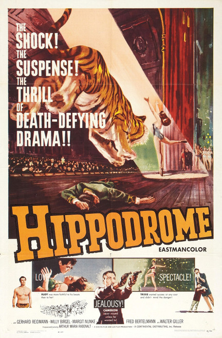 Hippodrome (1959)_1 Movie Film Poster Canvas iconic design