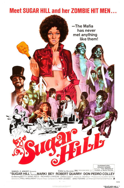 Sugar Hill 01 Poster Canvas Movie Film Print A0 A1 A2 A3 A4 A5 A6 Art Wall Decor