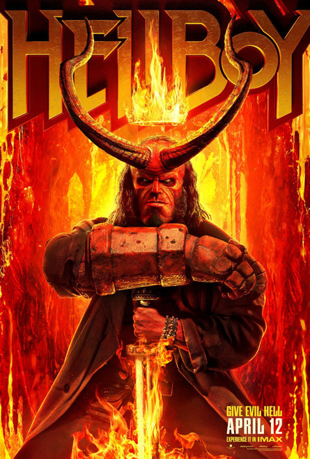Hellboy (2019)_7 Movie Film Poster Canvas iconic design
