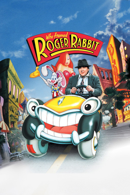 who framed rodger rabbit 4 Poster Canvas Movie Film Print A0 A1 A2 A3 A4 A5 A6 A