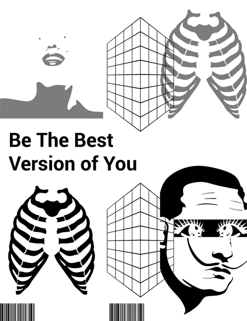 Be the Best Version of You Poster Canvas Movie Film Print A0 A1 A2 A3 A4 A5 A6 A