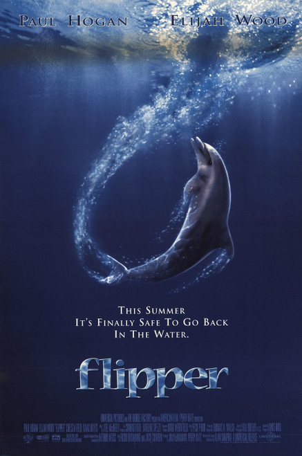 Flipper (1996)_1 Movie Film Poster Canvas iconic design