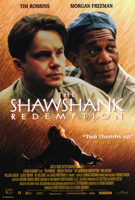 The Shawshank Redemption 1 Poster Canvas Movie Film Print A0 A1 A2 A3 A4 A5 A6 A