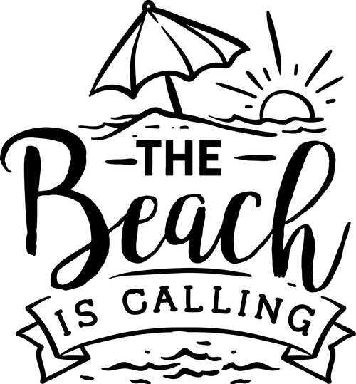 The Beach is calling Poster Canvas Movie Film Print A0 A1 A2 A3 A4 A5 A6 Art Wal