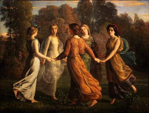 Louis Janmot - Poem of the Soul 13 - Rays of the Sun Art Gallery Poster Canvas P