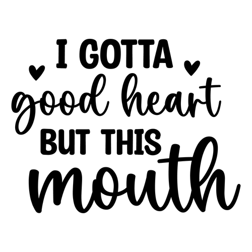 I Gotta Good Heart but This Mouth-01 (3) Poster Canvas Movie Film Print A0 A1 A2