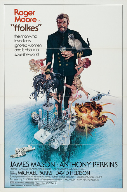 Ffolkes (1979)_1 Movie Film Poster Canvas iconic design