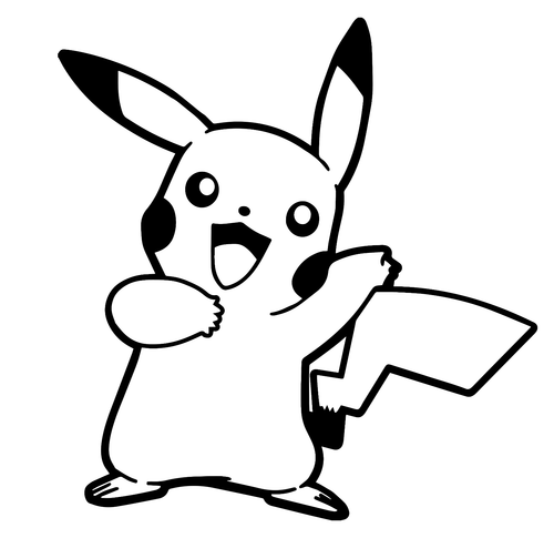 Pikachu -02 Poster Canvas Movie Film Print A0 A1 A2 A3 A4 A5 A6 Art Wall Decorat