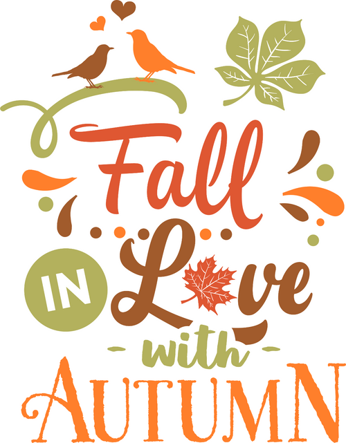 Fall in love with autumn Poster Canvas Movie Film Print A0 A1 A2 A3 A4 A5 A6 Art