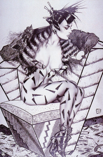 vintage art - cheesecake collection 2 - ma olivia - harum scarum Poster Canvas M
