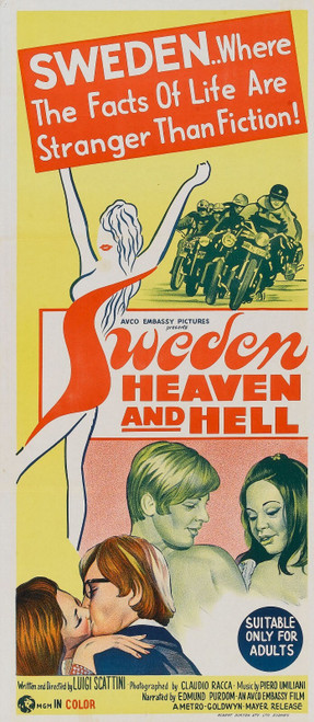 Sweden Heaven And Hell 02 Poster Canvas Movie Film Print A0 A1 A2 A3 A4 A5 A6 Ar