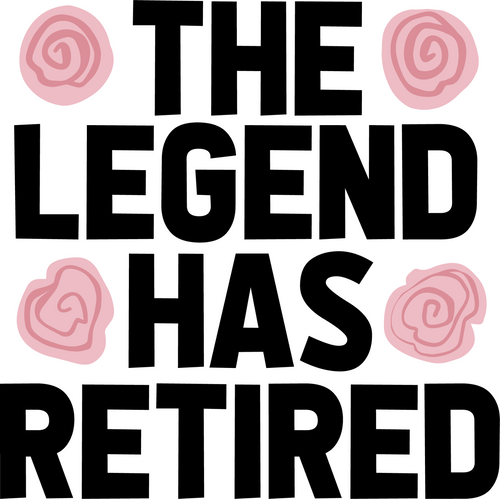 the legend has retired (2) Poster Canvas Movie Film Print A0 A1 A2 A3 A4 A5 A6