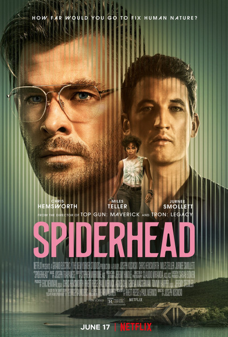 Spiderhead Poster Canvas Movie Film Print A0 A1 A2 A3 A4 A5 A6 Art Wall Decorati