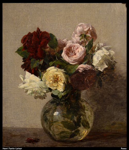 henri-fantin-latour---roses--jpb_26173669826_o(1) Poster Canvas Movie Film Print