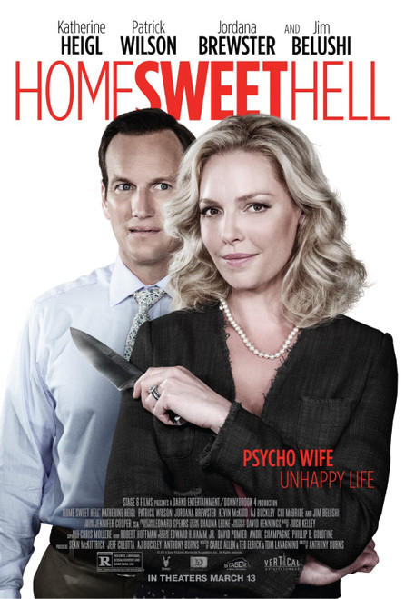 Home Sweet Hell (2015)_0 Movie Film Poster Canvas iconic design
