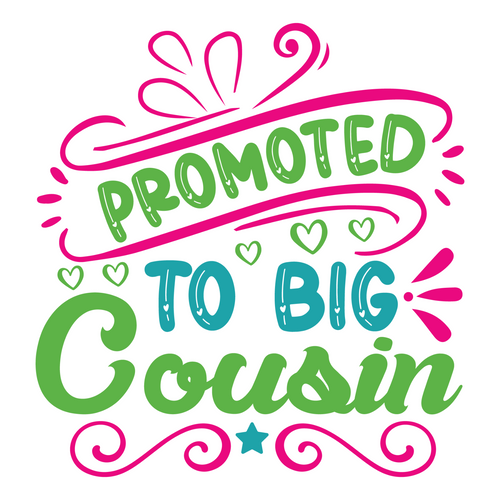 promoted to big cousin-01 Poster Canvas Movie Film Print A0 A1 A2 A3 A4 A5 A6 Ar