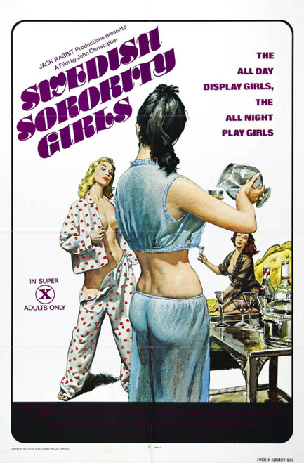 Swedish Sorority Girls 01 Poster Canvas Movie Film Print A0 A1 A2 A3 A4 A5 A6 Ar