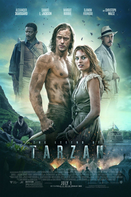 Tarzan Poster Canvas Movie Film Print A0 A1 A2 A3 A4 A5 A6 Art Wall Decoration
