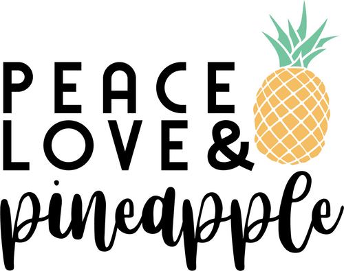 peace-love-pineapple Poster Canvas Movie Film Print A0 A1 A2 A3 A4 A5 A6 Art Wal