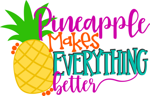 PineappleMakesEverythingBetter (2) Poster Canvas Movie Film Print A0 A1 A2 A3 A4