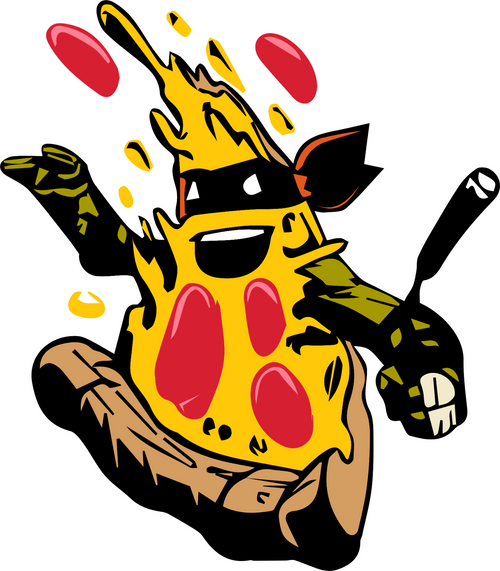 pizza-ninja Poster Canvas Movie Film Print A0 A1 A2 A3 A4 A5 A6 Art Wall Decorat