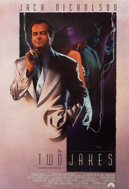 The Two Jakes- US 1990 Poster Canvas Movie Film Print A0 A1 A2 A3 A4 A5 A6 Art W