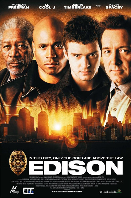 Edison (2005)_0 Movie Film Poster Canvas iconic design
