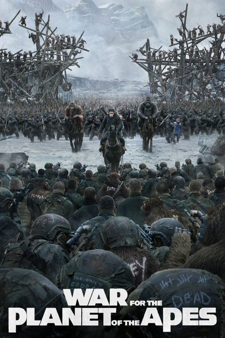 WarforthePlanetoftheApes3 Poster Canvas Movie Film Print A0 A1 A2 A3 A4 A5 A6 Ar