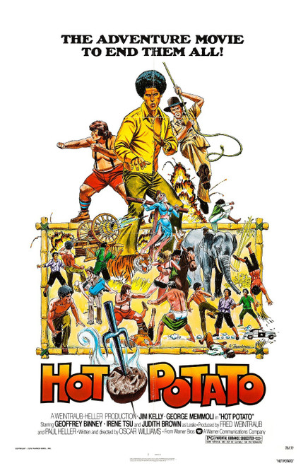 Hot Potato (1976)_0 Movie Film Poster Canvas iconic design