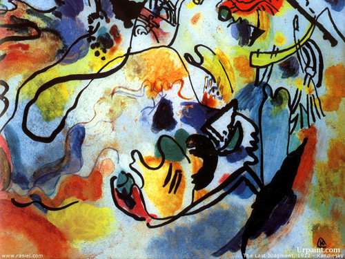 Wassily Kandinsky - The last judgment Poster Canvas Movie Film Print A0 A1 A2 A3
