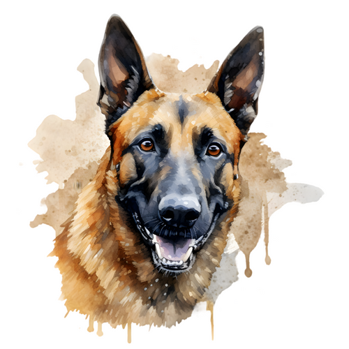 Belgian Malinois (2) Poster Canvas Movie Film Print A0 A1 A2 A3 A4 A5 A6 Art Wal