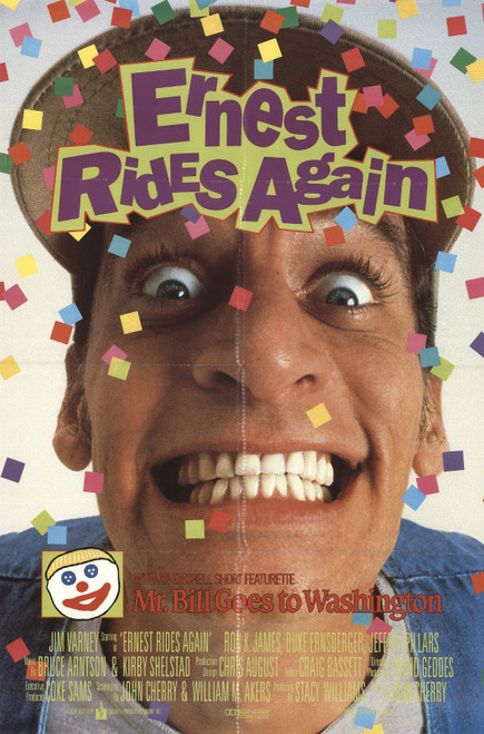 Ernest Rides Again (1993)_0 Movie Film Poster Canvas iconic design