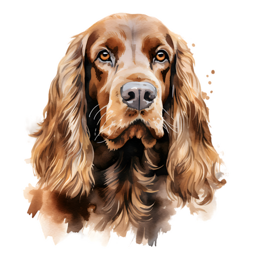 English Cocker Spaniel (3) Poster Canvas Print Art Painting Decor Reprint wall A