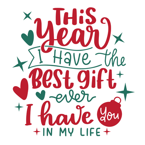 This year I have the best gift ever Poster Canvas Movie Film Print A0 A1 A2 A3 A
