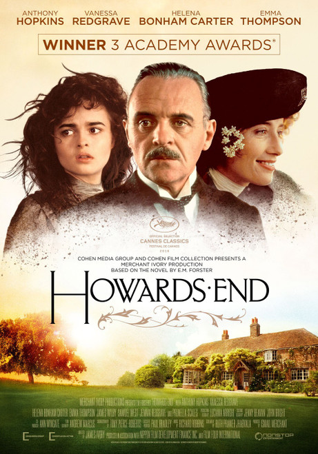 Howards End (1992)_3 Movie Film Poster Canvas iconic design