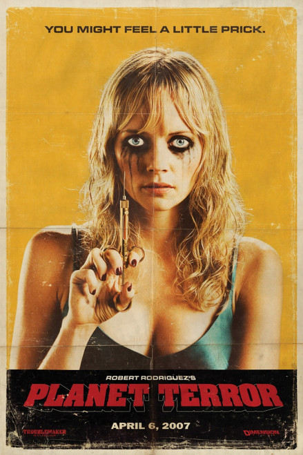 Grindhouse (2007)_2 Movie Film Poster Canvas iconic design
