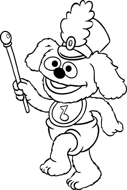muppet-babies-bw 10 Poster Canvas Movie Film Print A0 A1 A2 A3 A4 A5 A6 Art Wall