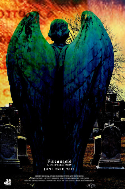 Fireangels_ A Drifter_s Fury (2017)_3 Movie Film Poster Canvas iconic design