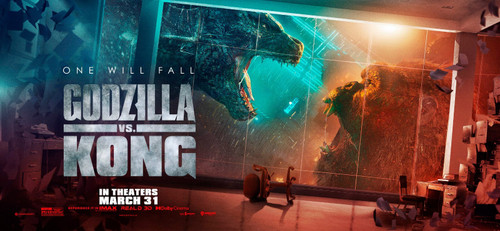 Godzilla vs. Kong (2021)_20 Movie Film Poster Canvas iconic design